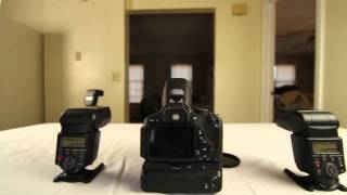 How To Use The T3I Wireless Flash Settings [upl. by Eznyl]