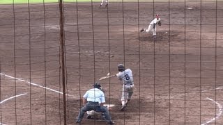 2013722 塩 健一郎 （慶應義塾高校） 武相戦 右三塁打＋送球ミスで本塁生還 3年夏 [upl. by Ludba]