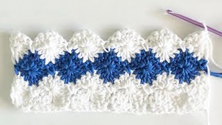 Crochet Harlequin Stitch [upl. by Eiznikcm586]