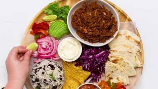 Grazing Platter Ideas Vegetarian Taco Platter [upl. by Sirahs678]