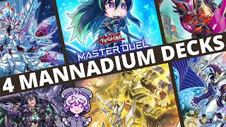 30 Minutes of Mannadium Pure Kashtira Branded Firewall Dragon Decks amp Replays  Master Duel [upl. by Refinej]