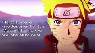 Blue Bird Naruto Letra [upl. by Amarillis]