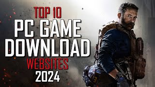 Top 10 Best PC GAME DOWNLOAD Websites 2024 [upl. by Cerallua]