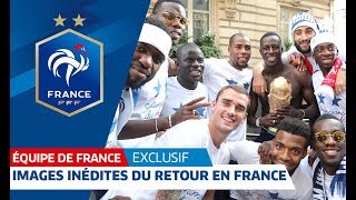 Images exclusives du retour des Bleus [upl. by Ricketts]