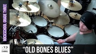 quotOld Bones Bluesquot Rockschool Grade 3  Dunx Drum School [upl. by Helgeson]