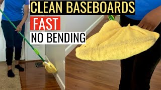 Clean Baseboards Fast and Easy Without Bending Over [upl. by Ericksen187]