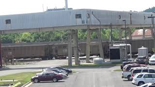 Northbound Norfolk Southern Coal Train through Altavista Virginia 07172017 [upl. by Bondon]