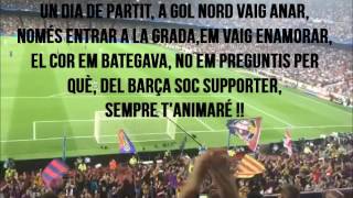 Canticos del barça  quotUN DIA DE PARTITquot [upl. by Nations]