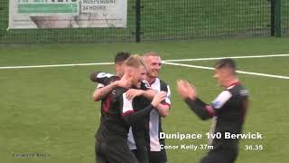 Dunipace 2v0 Berwick Rangers 181123 [upl. by Cl377]