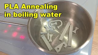 PLA annealing in a boiling water [upl. by Otsedom237]