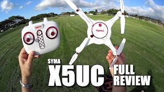 SYMA X5UC Camera Drone  Full Review  UnBoxing Inspection Setup Flight Test Pros amp Cons [upl. by Nishi]