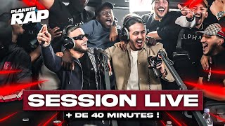 40 MINUTES DE LIVE avec Djadja Dinaz Frenetik DRK2BINKS Billy La Plaie PlanèteRap [upl. by Torbart]