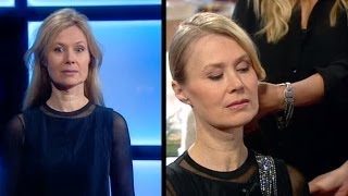 Snygg och enkel håruppsättning med bara plattång  Nyhetsmorgon TV4 [upl. by Ardnua402]