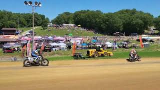 Peoria TT 2023 Super Twins quotDash for Cashquot [upl. by Enilraep]