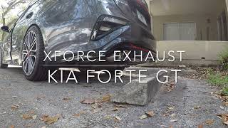 XForce Exhaust with Varex Muffler Kia Forte GT [upl. by Fredericka49]