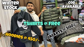 Cheapest Retail Store  Jackets 500 Hoodies 450 Tshirts Free  COD Available [upl. by Eellek]