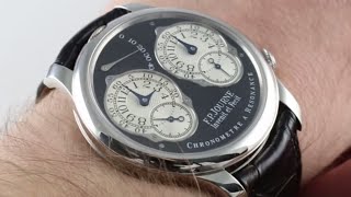 FP Journe Chronometre Resonance Black Label Luxury Watch Review [upl. by Negem29]