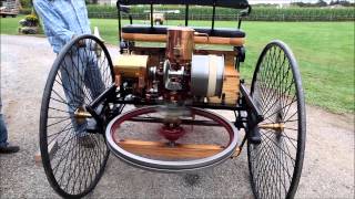 Benz Motor Wagen 1886 Start up and running [upl. by Hsak]