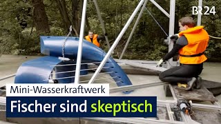 MikroWasserkraftwerk im Lechkanal Streit mit Fischern ums Testkraftwerk  Abendschau  BR24 [upl. by Nodnart]