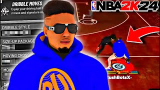 THE BEST DRIBBLE MOVES FOR TALL GUARDS ON NBA 2K24 CURRENT GEN…🤯 [upl. by Gibb]