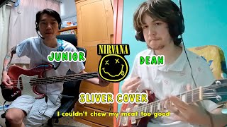 NIRVANA  SLIVER BASS AND GUITAR COVER [upl. by Leibman]