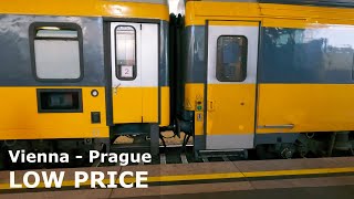 Train from Vienna to Prague at the lowest price with RegioJet [upl. by Calvano]