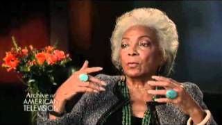 Nichelle Nichols on how Dr MLK Jr dissuaded her from quitting Star Trek  EMMYTVLEGENDSORG [upl. by Ysabel]