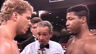 Tommy Morrison USA vs Ray Mercer USA  KNOCKOUT Boxing Fight Highlights HD [upl. by Nahseez586]