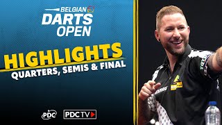 NEW WINNER amp NINEDARTER Final Session Highlights  2022 Belgian Darts Open [upl. by Ahsenrad]