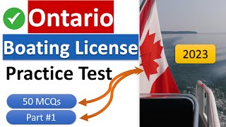 Ontario Boating License Practice Test 2023 Navigating Canadian Waters Safely 🛥️🍁 [upl. by Kohn712]