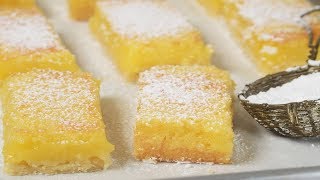 Lemon Shortbread Bars Recipe Demonstration  Joyofbakingcom [upl. by Chemash]