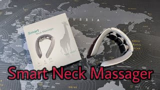 Smart Neck Massager  Unboxing and Test [upl. by Ardnahsal]