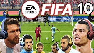 Messi amp Ronaldo play FIFA  the MSN vs BBC Special [upl. by Auhoj258]