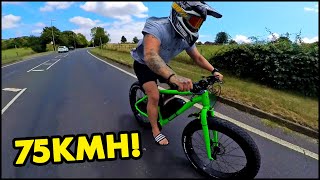 HOW TO MAKE A FAT BIKE GO FAST ELECTRIC CONVERSION [upl. by Nesiaj]