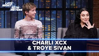 Charli XCX and Troye Sivan Met in the Kitchen of One of Her Iconic House Parties [upl. by Ardnot]