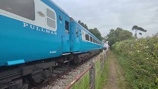 EXMOOR COAST PULLMAN  Tue 2 July 2024  Dunster Railway Station [upl. by Ulric]