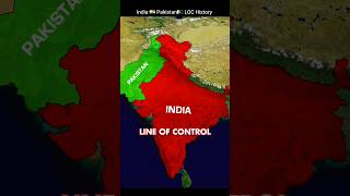 India 🇮🇳 Pakistan🇵🇰 LOC History 🔥 shorts [upl. by Dorcy]