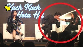 Kajol Gets JEALOUS Of Rani Mukherjee Getting LOVE From Shahrukh Khan KuchKuchHotaHai Get Together [upl. by Xonk]