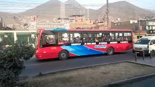 Viajando en la Empresa de Transportes El RAPIDO TRANSURBANO C llegando al Ovalo la 50 en Comas [upl. by Anayad]