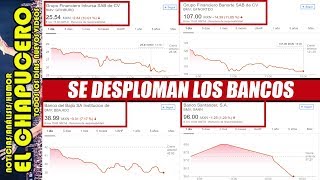 GOLPE A BANCOS SE HUNDEN ACCIONES POR ELIMINACIÓN DE COMISIONES [upl. by Haney628]