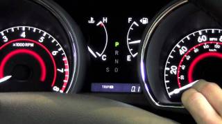 2012  Toyota  Highlander  Odometer and Trip Meter  How To By Toyota City Minneapolis MN [upl. by Orian]