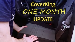 CoverKing Seat Covers One Month Update  Silverado [upl. by Schreib]