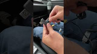 Model Y ambient lighting kit installation process🧐TeslaFootwellLighting TeslaRGBLight Model3DIY [upl. by Ahseka793]