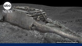 3D scan of Titanic gives up close look of wreckage [upl. by Muire]