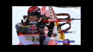 BiathlonWM Antholz 2007 StaffelGold für deutsche Frauen Teil 2 [upl. by Laverna249]