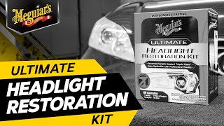 Meguiars Ultimate Headlight Restoration Kit  All in One Kit for Easy Headlight Restoration [upl. by Moya661]