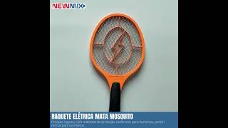 RAQUETE ELÉTRICA MATA MOSQUITO DENGUE INSETOS RECARREGÁVEL [upl. by Freddie62]