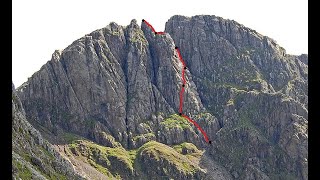 Scafell pikes the Scafell crag multi pitch climbing [upl. by Tristam]