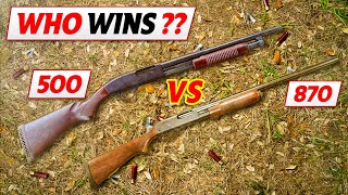 Mossberg 500 vs Remington 870 The Ultimate Shotgun Showdown [upl. by Irret335]