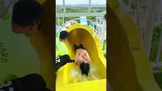 Fun at the water park 💦😲trampoline Assument waterpark viralvideo shorts [upl. by Bale656]